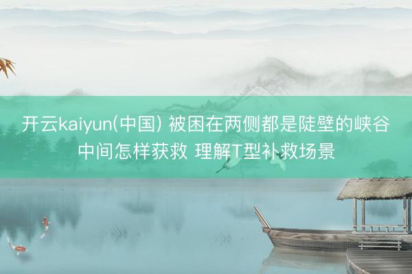 开云kaiyun(中国) 被困在两侧都是陡壁的峡谷中间怎样获救 理解T型补救场景